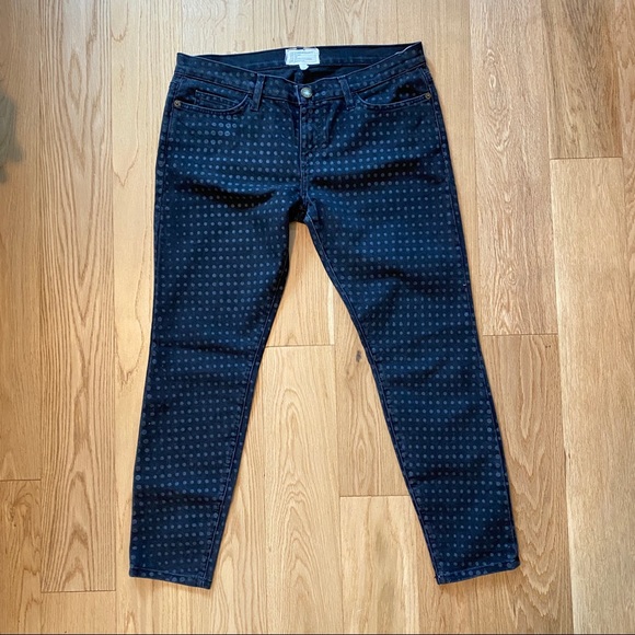 Current/Elliott Polka Dot Stiletto Jeans Sz 31 - Picture 3 of 10